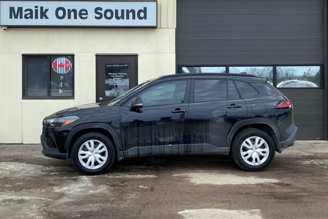 2026 Toyota Corolla Cross with performance window film installation in North Bay